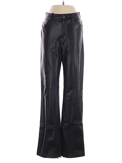 Pre-owned Zara Casual Pants In Black