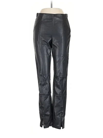 Pre-owned Zara Casual Pants In Black