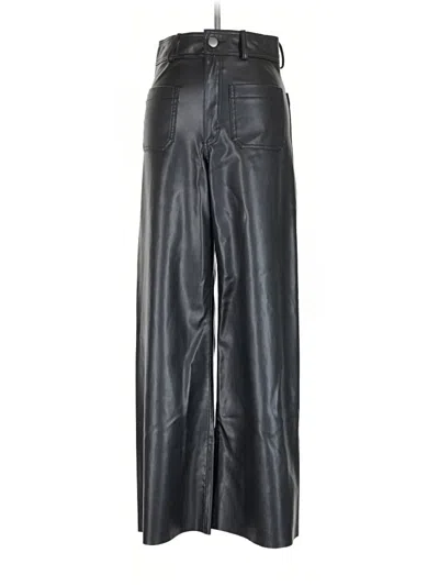 Pre-owned Zara Casual Pants In Black