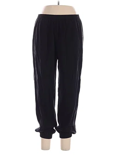Pre-owned Zara Casual Pants In Black