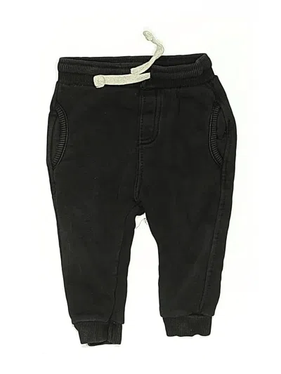 Pre-owned Zara Babies' Casual Pants In Black