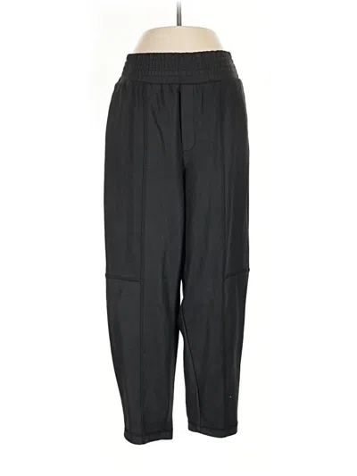 Pre-owned Zara Casual Pants In Black