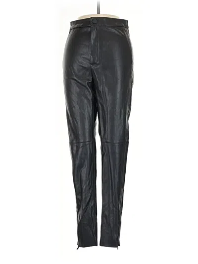 Pre-owned Zara Casual Pants In Black
