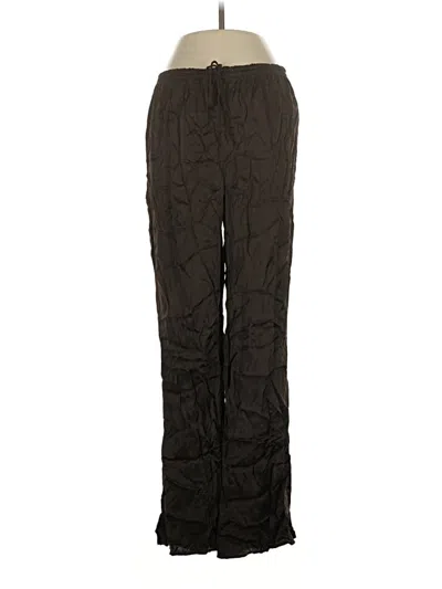 Pre-owned Zara Casual Pants In Black