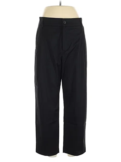 Pre-owned Zara Casual Pants In Black