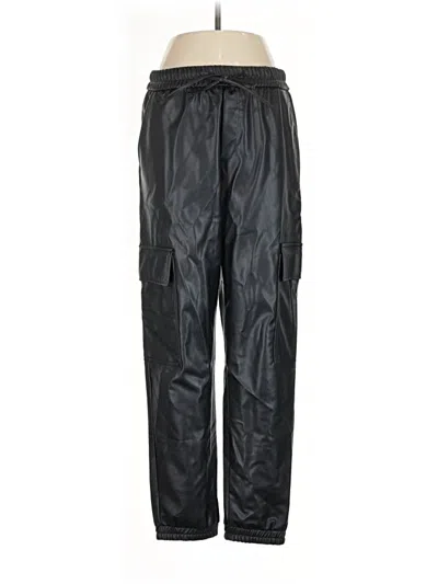 Pre-owned Zara Casual Pants In Black