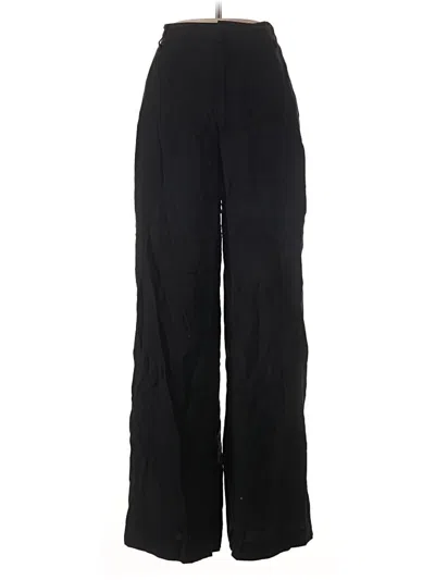 Pre-owned Zara Casual Pants In Black