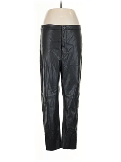Pre-owned Zara Casual Pants In Black