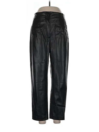 Pre-owned Zara Casual Pants In Black
