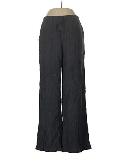 Pre-owned Zara Casual Pants In Black
