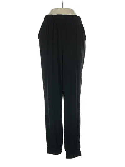 Pre-owned Zara Casual Pants In Black