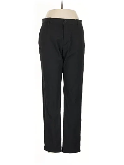 Pre-owned Zara Casual Pants In Black