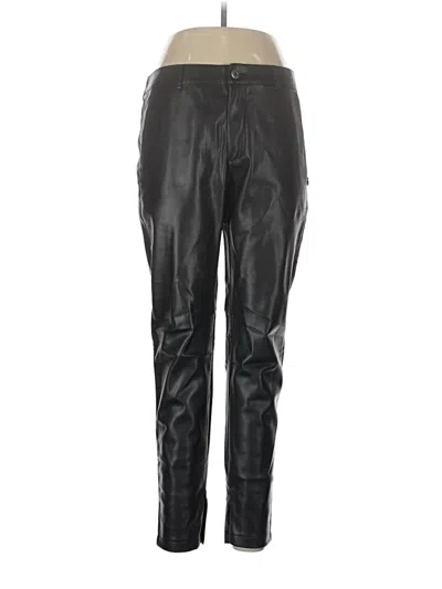 Pre-owned Zara Casual Pants In Black