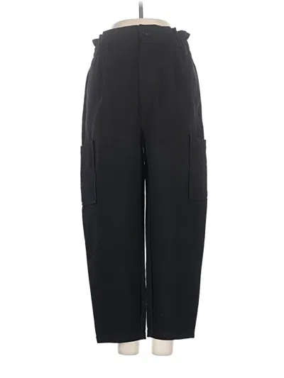 Pre-owned Zara Casual Pants In Black
