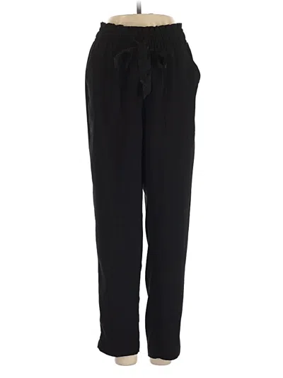 Pre-owned Zara Casual Pants In Black