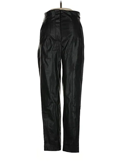 Pre-owned Zara Casual Pants In Black