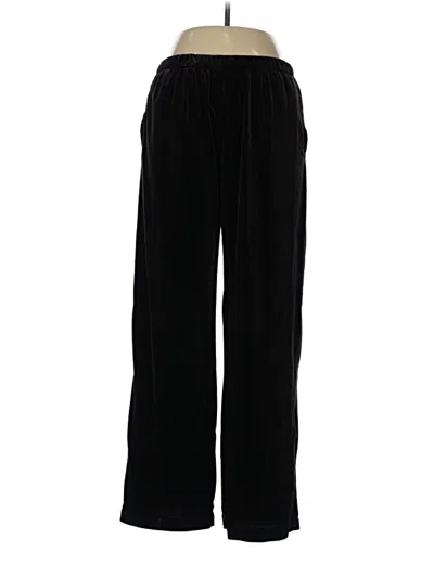 Pre-owned Zara Casual Pants In Black