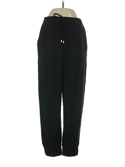 Pre-owned Zara Casual Pants In Black