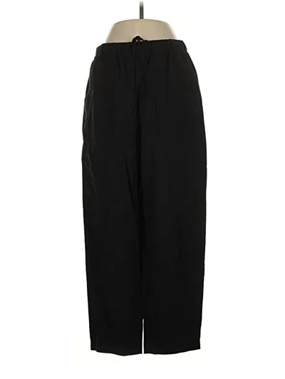 Pre-owned Zara Casual Pants In Black