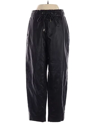 Pre-owned Zara Casual Pants In Black