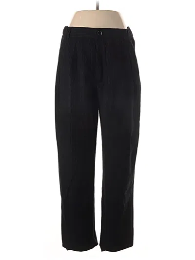 Pre-owned Zara Casual Pants In Black