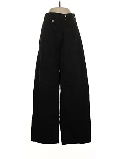 Pre-owned Zara Casual Pants In Black