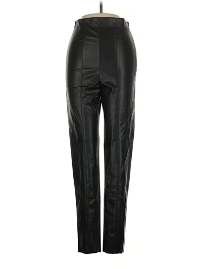 Pre-owned Zara Casual Pants In Black