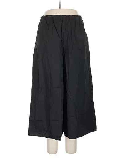 Pre-owned Zara Casual Pants In Black
