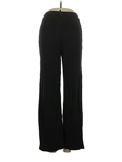 Pre-owned Zara Casual Pants In Black