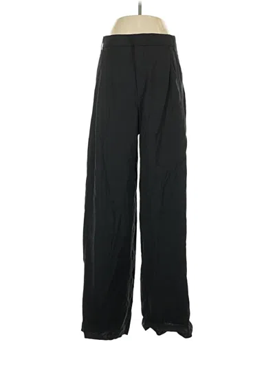 Pre-owned Zara Casual Pants In Black