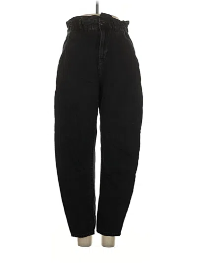 Pre-owned Zara Casual Pants In Black
