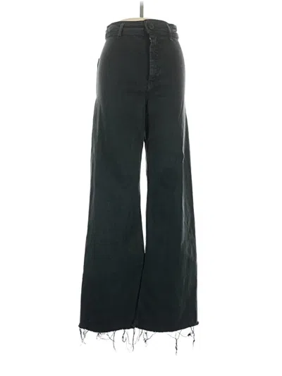 Pre-owned Zara Casual Pants In Black