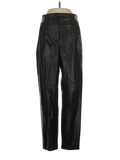 Pre-owned Zara Casual Pants In Black