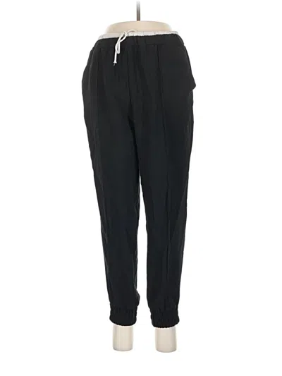 Pre-owned Zara Casual Pants In Black