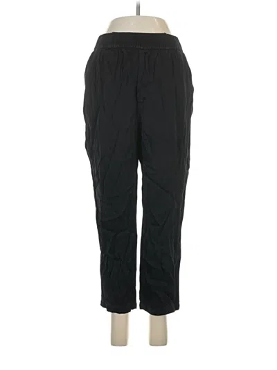 Pre-owned Zara Casual Pants In Black