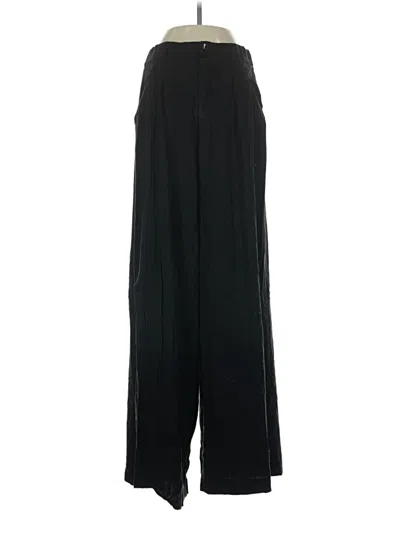 Pre-owned Zara Casual Pants In Black