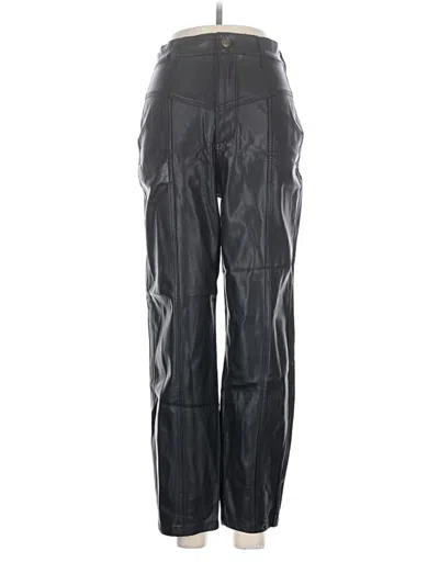 Pre-owned Zara Casual Pants In Black
