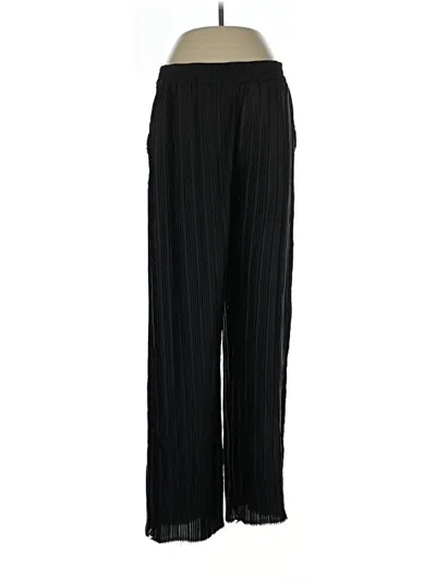 Pre-owned Zara Casual Pants In Black