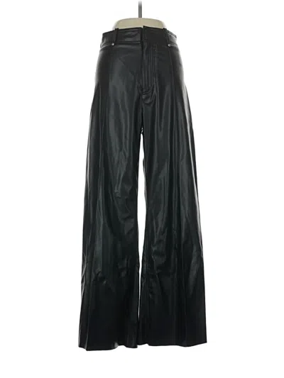 Pre-owned Zara Casual Pants In Black