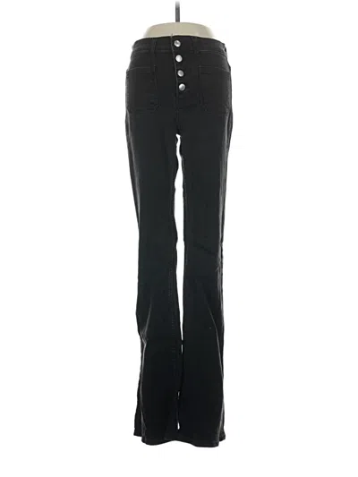 Pre-owned Zara Casual Pants In Black