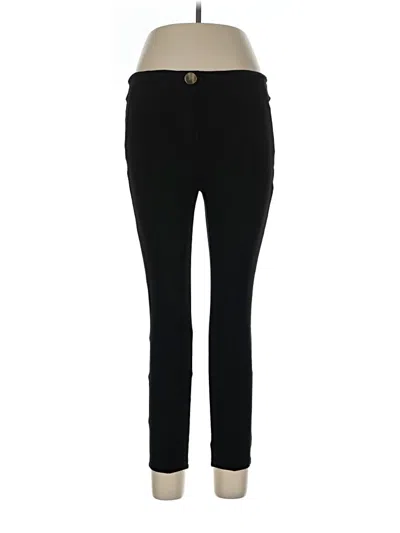 Pre-owned Zara Casual Pants In Black