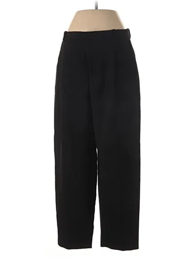 Pre-owned Zara Casual Pants In Black
