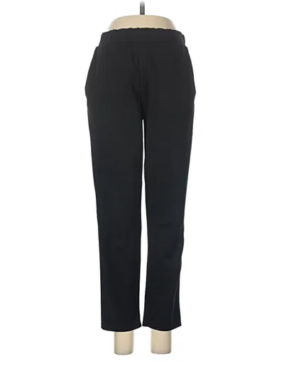 Pre-owned Zara Casual Pants In Black
