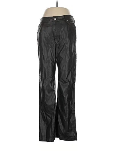 Pre-owned Zara Casual Pants In Black