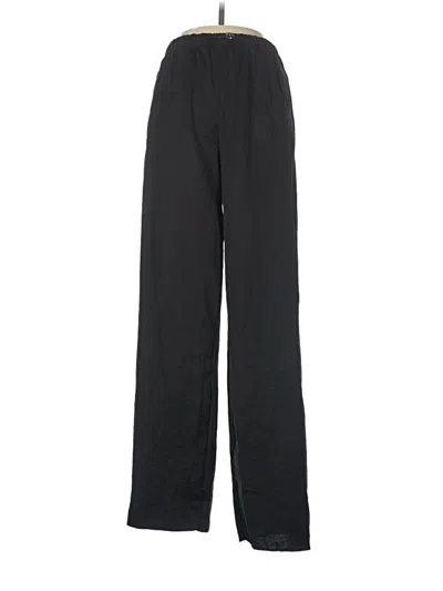 Pre-owned Zara Casual Pants In Black