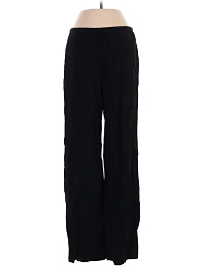 Pre-owned Zara Casual Pants In Black