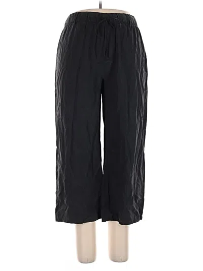 Pre-owned Zara Casual Pants In Black