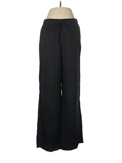 Pre-owned Zara Casual Pants In Black