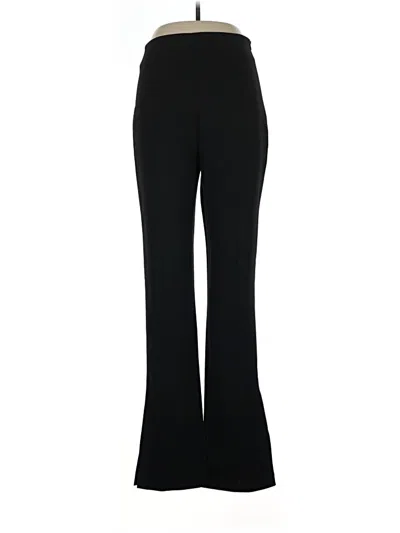 Pre-owned Zara Casual Pants In Black