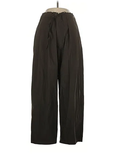 Pre-owned Zara Casual Pants In Black